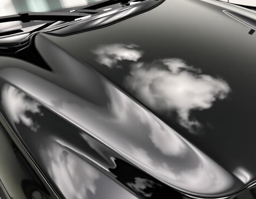 Exterior detail after